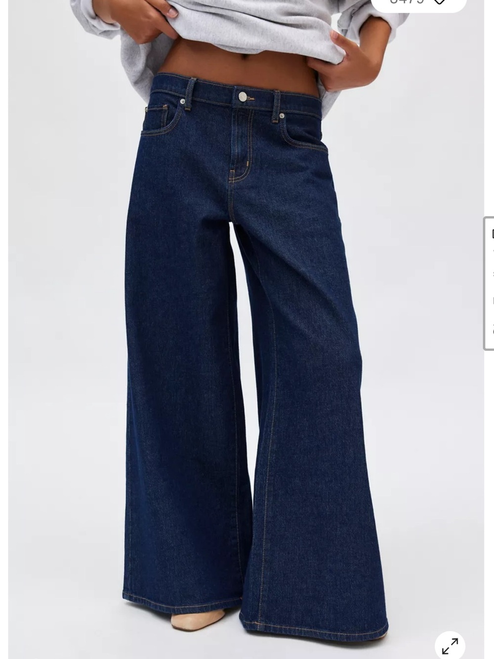 BDG Urban Outfitters wide leg Joey denim